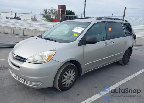2005 Toyota Sienna Le z USA, uszkodzony, nr VIN 5TDZA23C85S341706